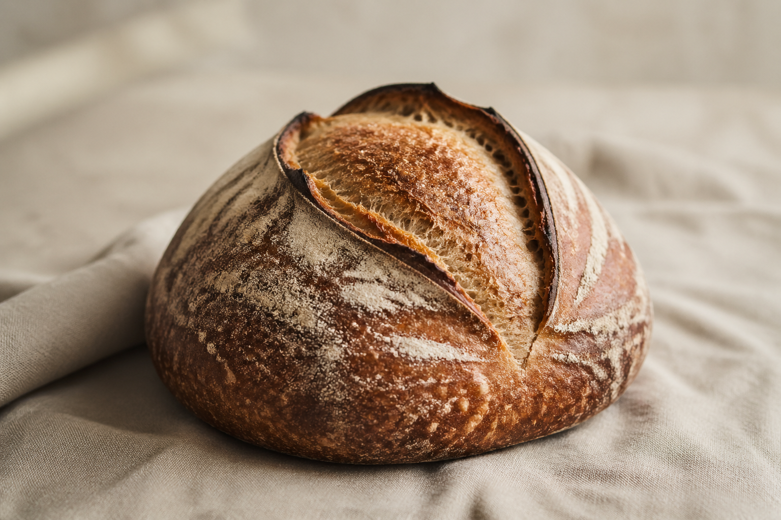 Artisan sourdough loaf